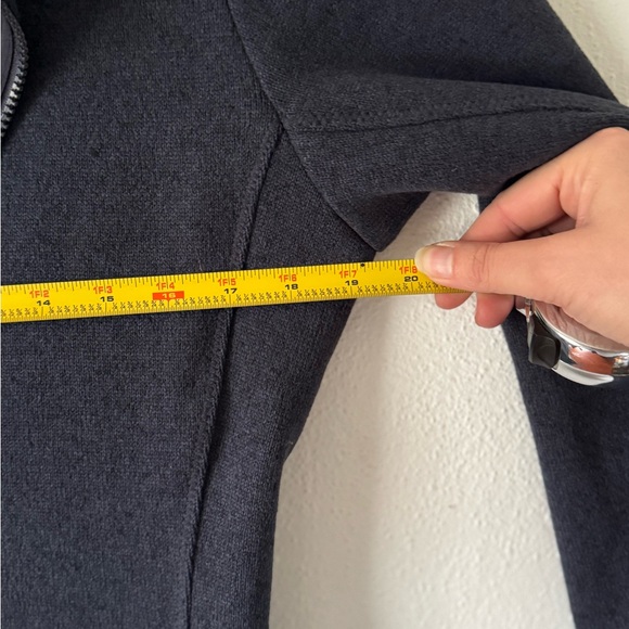 Helly Hansen Navy Blue Synnoeve Propile Knit Fleece Jacket Sz Medium - Picture 9 of 16